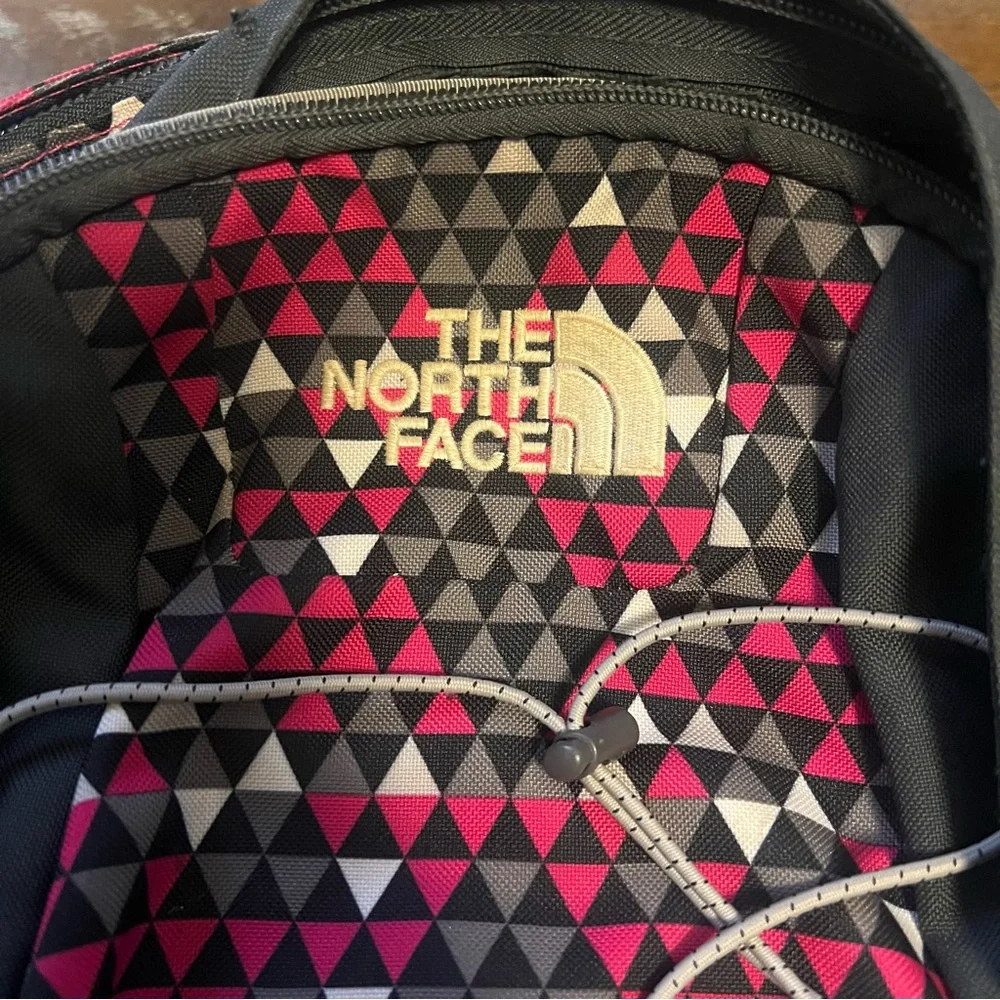 The North Face‎ Jester Backpack Black Pink White Checkered